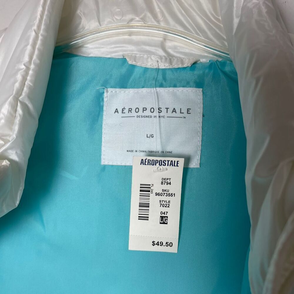 NWT Aeropostale Women's White Lightweight Puffer Vest - Picture 5 of 6